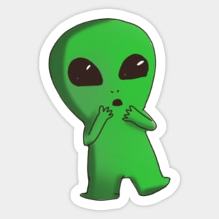 Little Alien Sticker